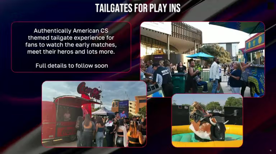 地道美式派对狂欢：除了观看赛事、还可以接触电竞明星、参与游戏活动