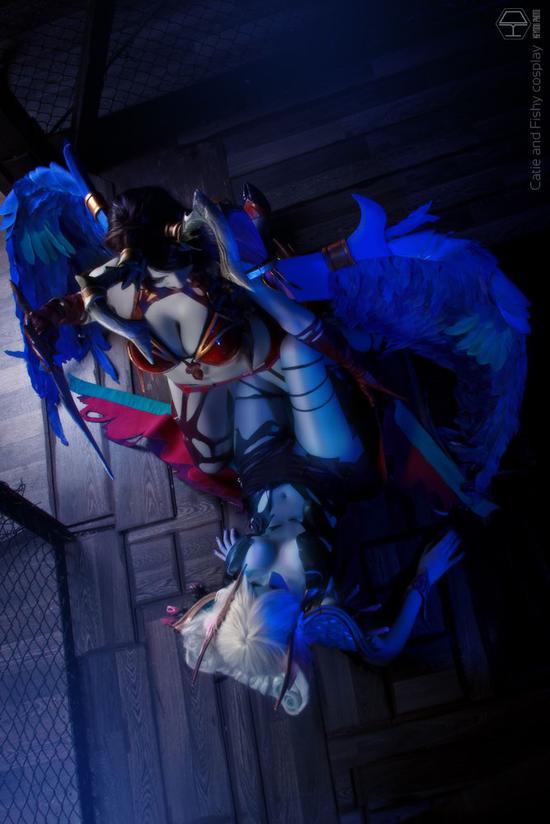 俄罗斯美女cos《dota2》痛苦女王 太性感让人把持不住