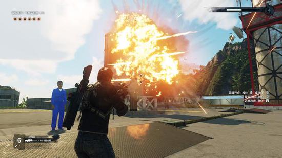 爆炸效果看起来倒是变好了些，毕竟是本体