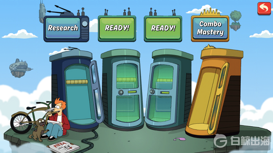 游戏中的研究槽和观看广告后激活的研究槽