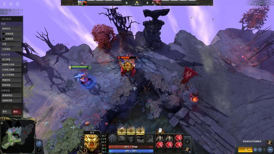 分身狂战A杖的剑圣迅风斩能打10甲单位800~1000左右的伤害。切后排足够