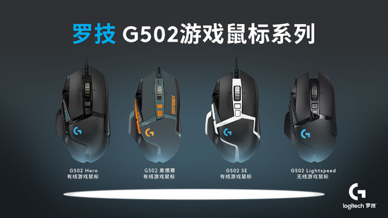 罗技G502游戏鼠标系列