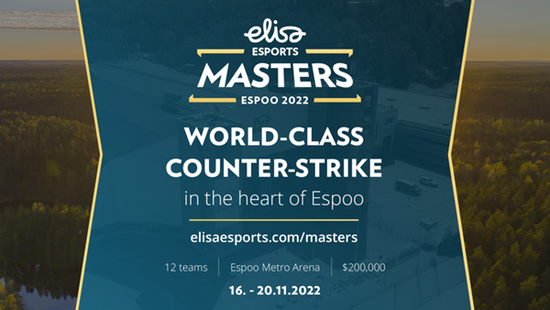 ElisaMastersEspoo2022锦标赛正式公布