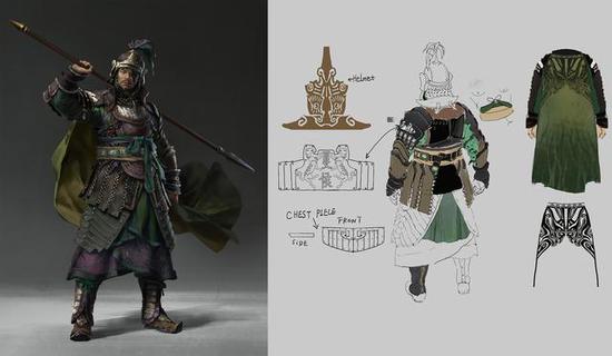 《全战:三国》中国画师公布武将原画