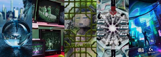 （罗技G与B站电竞旗下BLG战队的海报）