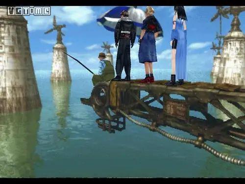 《最终幻想8》中的钓鱼大爷