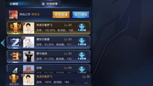 （梦飞登顶花木兰大神榜）