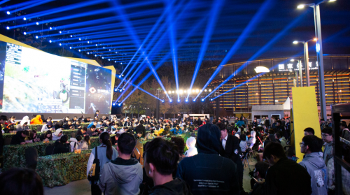 首创数娱和平精英鸟巢海选赛现场