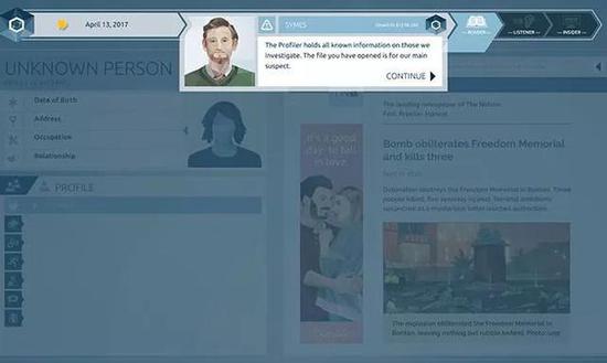 在模块化弹窗显示带有顾问（Symes）的最终UI布局。结果证明，玩家们往往忽视在屏幕上位置不够突出的非模块化物品。