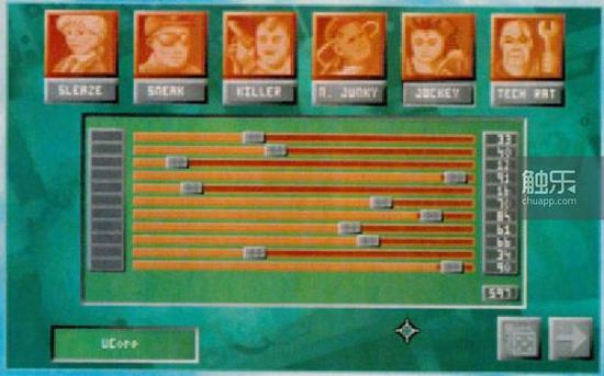 人物创建界面内可以选择职业