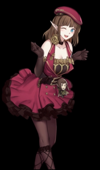 《魔卡领域》中由小缘配音的商店娘"艾尔菲"