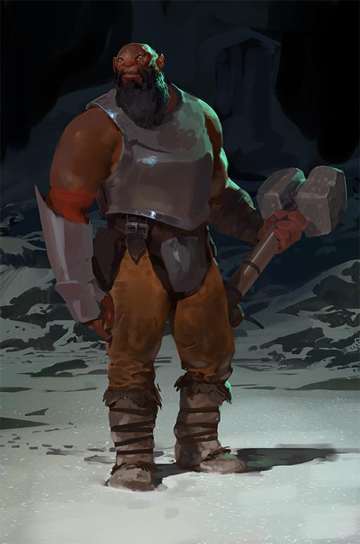 疑似红雾军团士兵造型，亦可能为斧王早期造型。