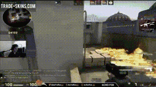 国外主播SKOOBY利用连跳电死A小道的CT