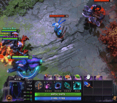 可以看到，开启回光返照后的亚巴顿会自动给受到伤害的队友施放迷雾缠绕。