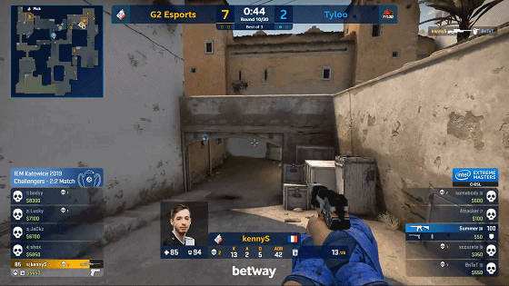  KennyS超快反应狙击1V3