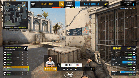 RUSH赛点局沙鹰4发3爆头终结比赛