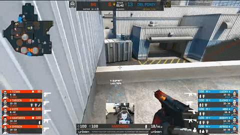 XANTARES骑脸TEC9惨遭反杀