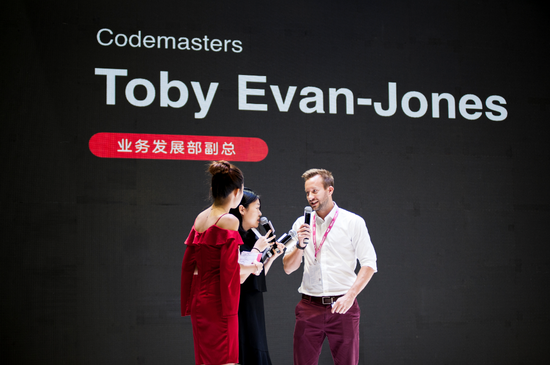 来自Codemasters的Tboy上台发言