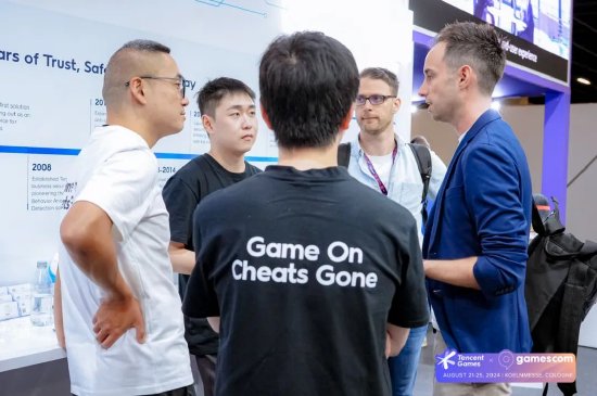 合作签署、专家分享，反外挂体验！腾讯游戏安全亮相Gamescom2024