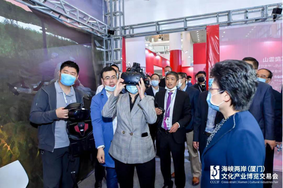 海峡文博会现场沉浸式文化展