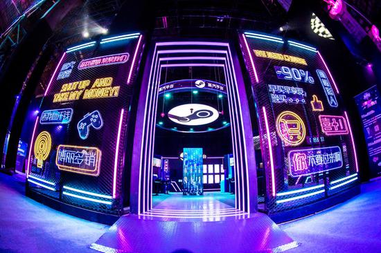 蒸汽平台展区部分场景