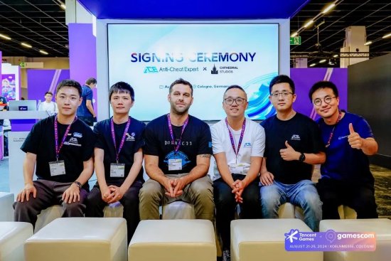 合作签署、专家分享，反外挂体验！腾讯游戏安全亮相Gamescom2024