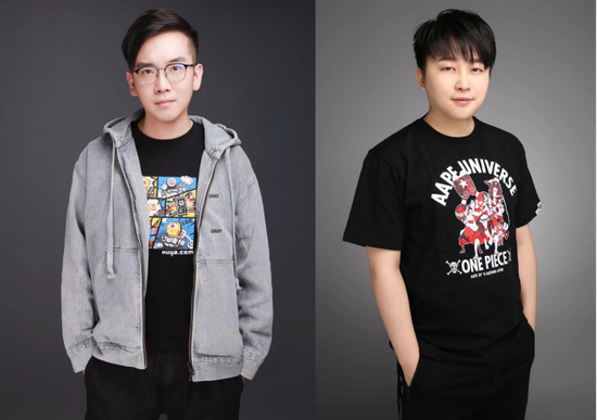 左一：VV 右一：小宇