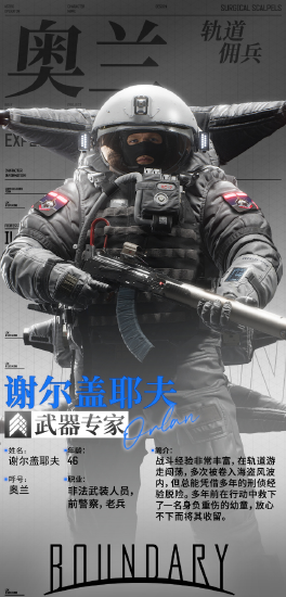 国产FPS《边境》干员详情公开