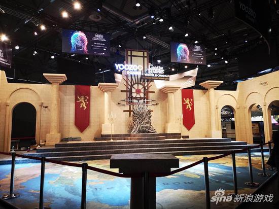 展台搭建图。图片来源：中新网