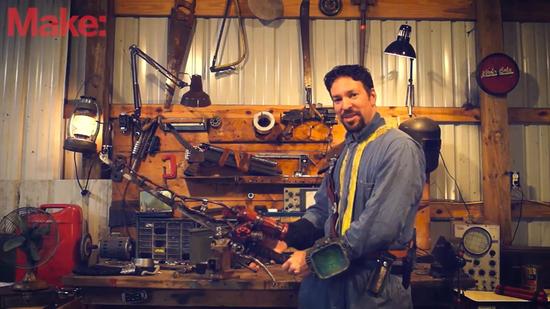 技术宅自制《辐射4》一比一火焰刀