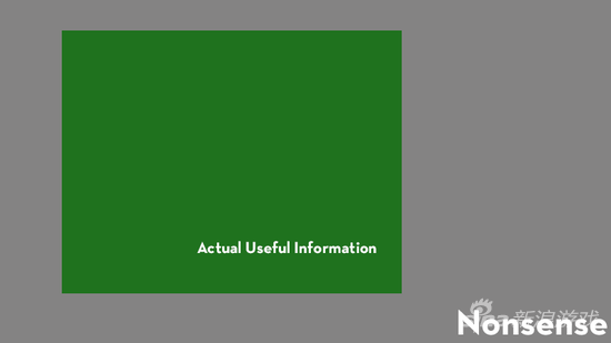 放大后依然有大量的无用区域
