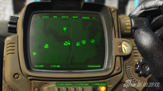 《辐射4》的地图系统
