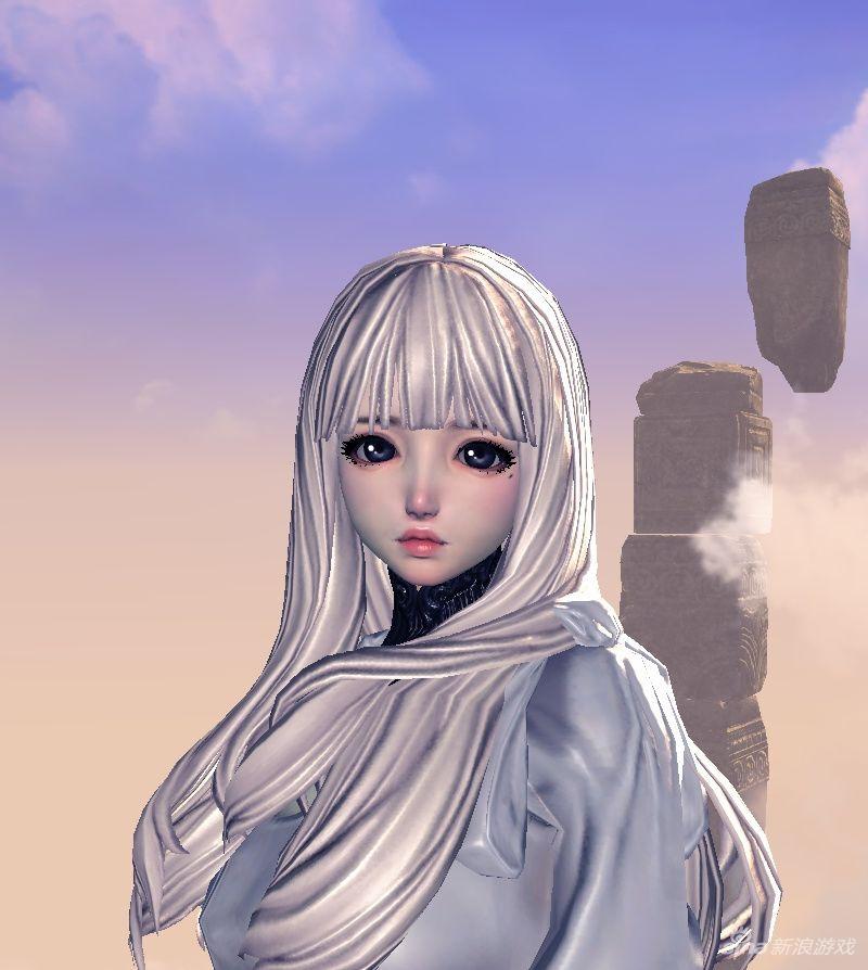 长发秀气婉约 剑灵天族捏脸数据分享