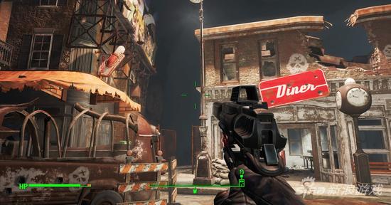 75号避难所内还搭建有模拟的城市街区，估计是用于军事训练的