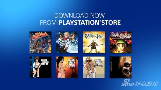 PS2游戏登陆PS4 首批游戏公开