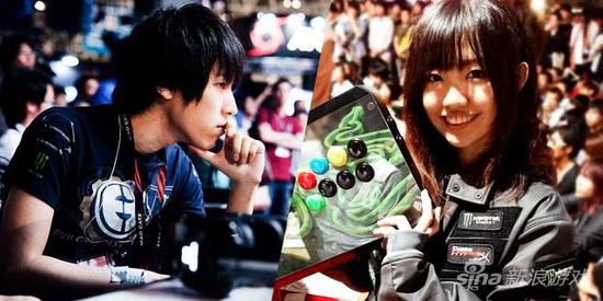 街霸职业玩家ももち和チョコ两人