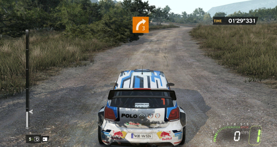 《世界拉力锦标赛5》有着官方授权的比赛车辆