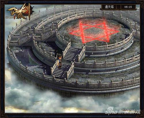 图3 通天塔位置所在