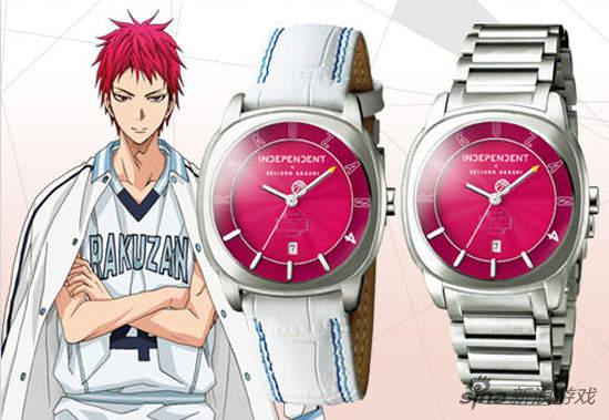 紫色的表盘配白色表带的组合，妹子带一定不错