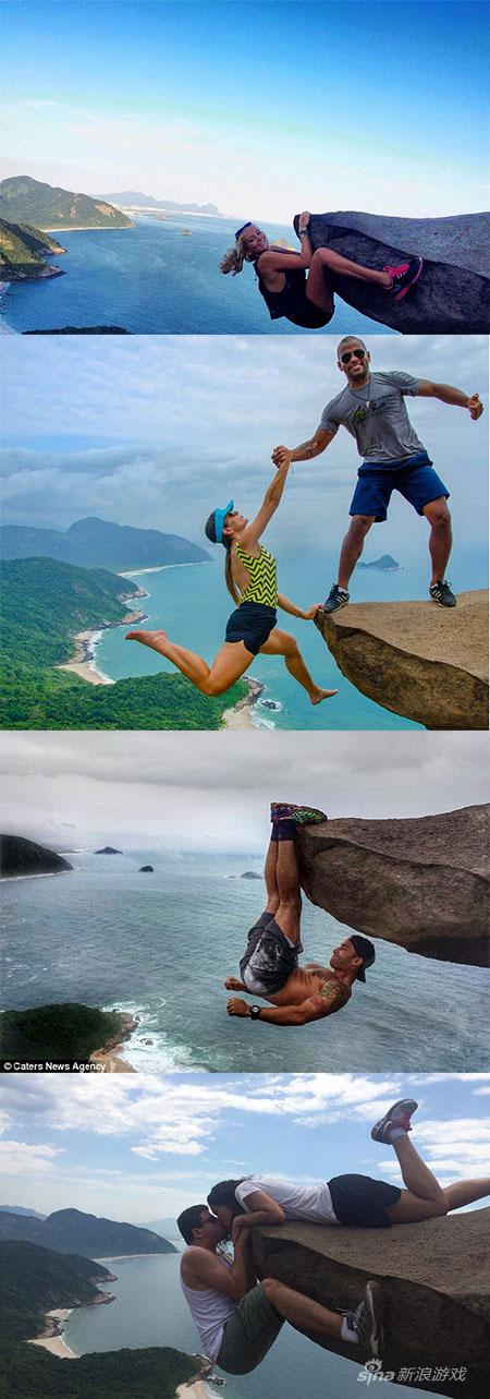 一组装逼的照片