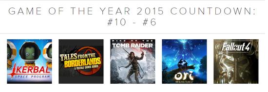 GameSpot公布年度25大游戏6至10名