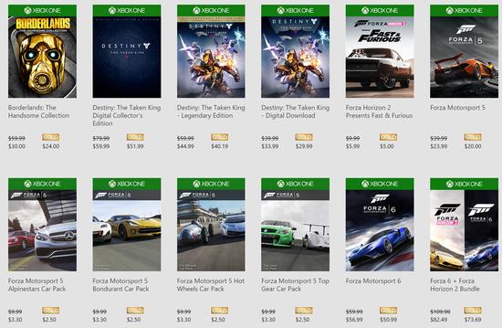 XboxOne圣诞促销游戏