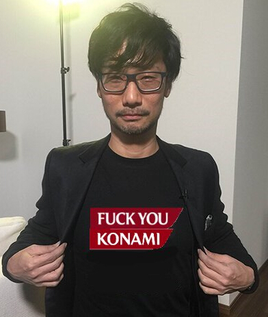 网友恶搞小岛秀夫T恤