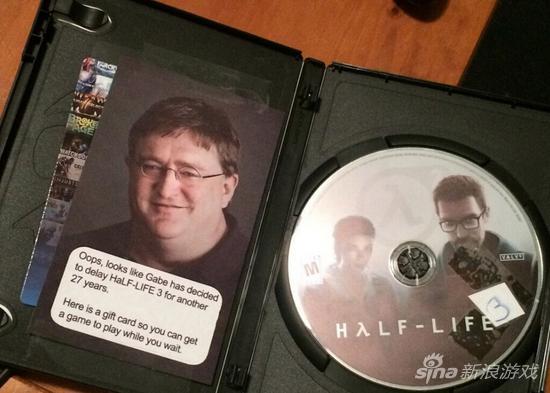 外国玩家收到圣诞礼物《半条命3》