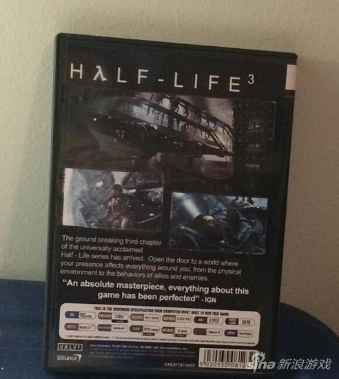 外国玩家收到圣诞礼物《半条命3》
