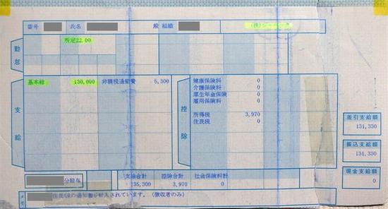 这位新员工Po出的工资单