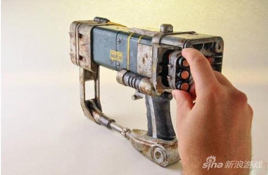 3D打印《辐射4》“镭射手枪”