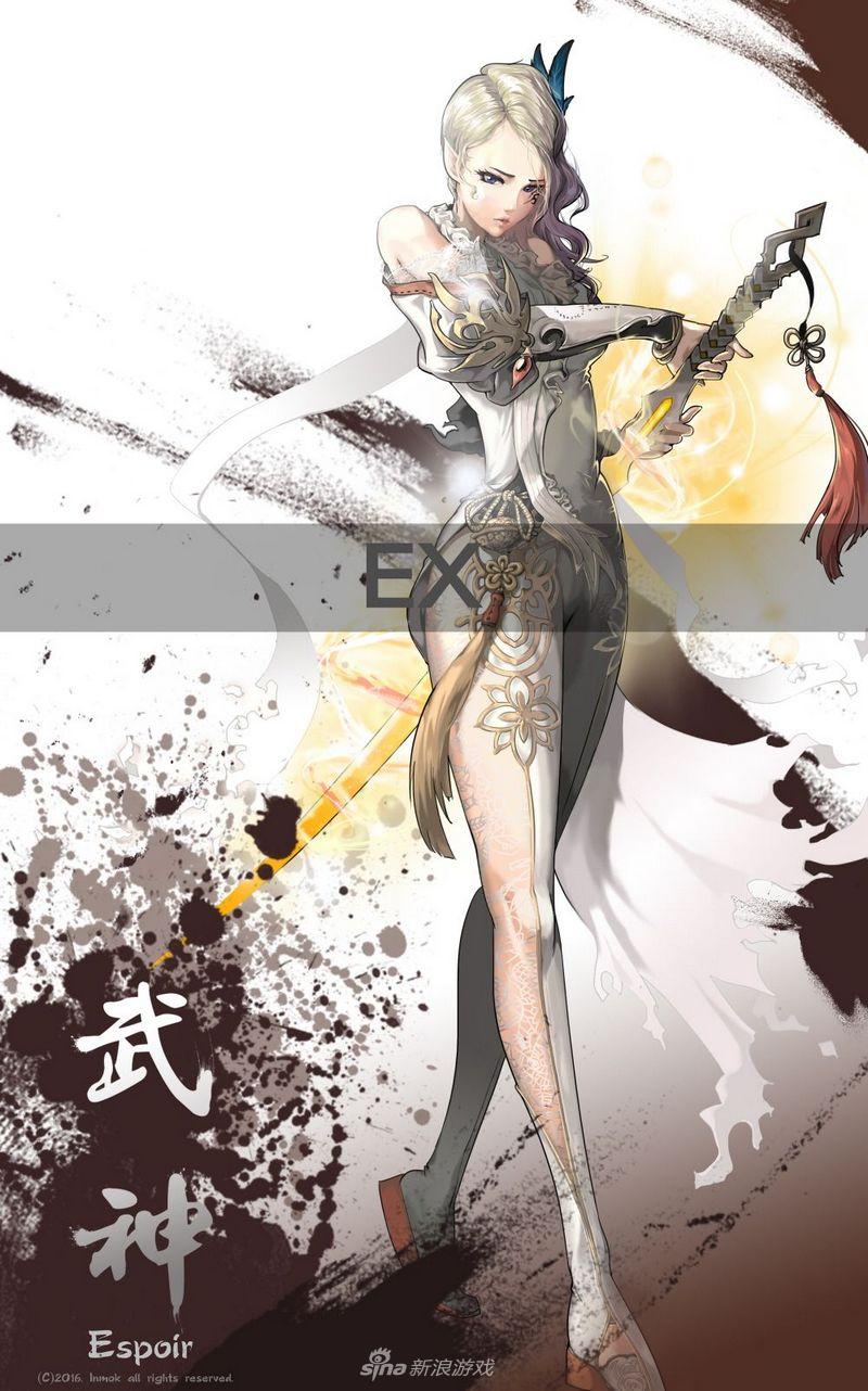 不服来战 剑灵韩服玩家手绘组图大赏