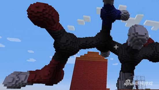 用我的世界中的方块还原分子并传授知识，比黑板画更容易让人记住和理解