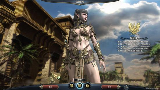 唯美的女性魔剑士